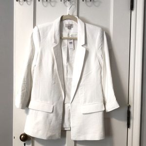 NWT LOFT white relaxed fit blazer